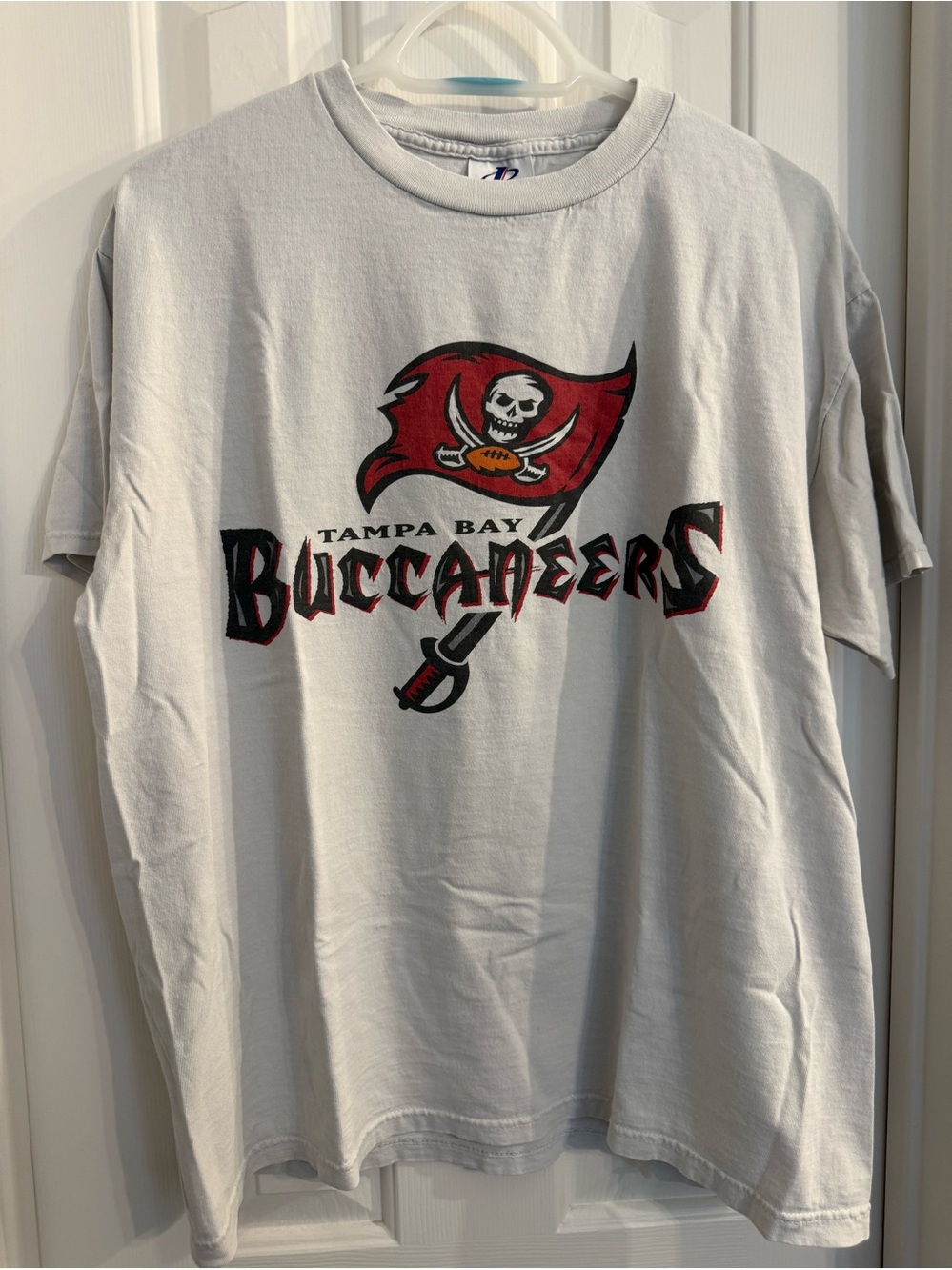 Vintage Light Grey Tampa Bay Buccaneers T-Shirt